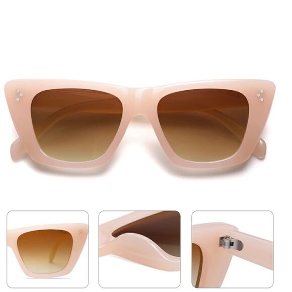 Retro cat eye Frame Sunglasses - Picture 2 of 3